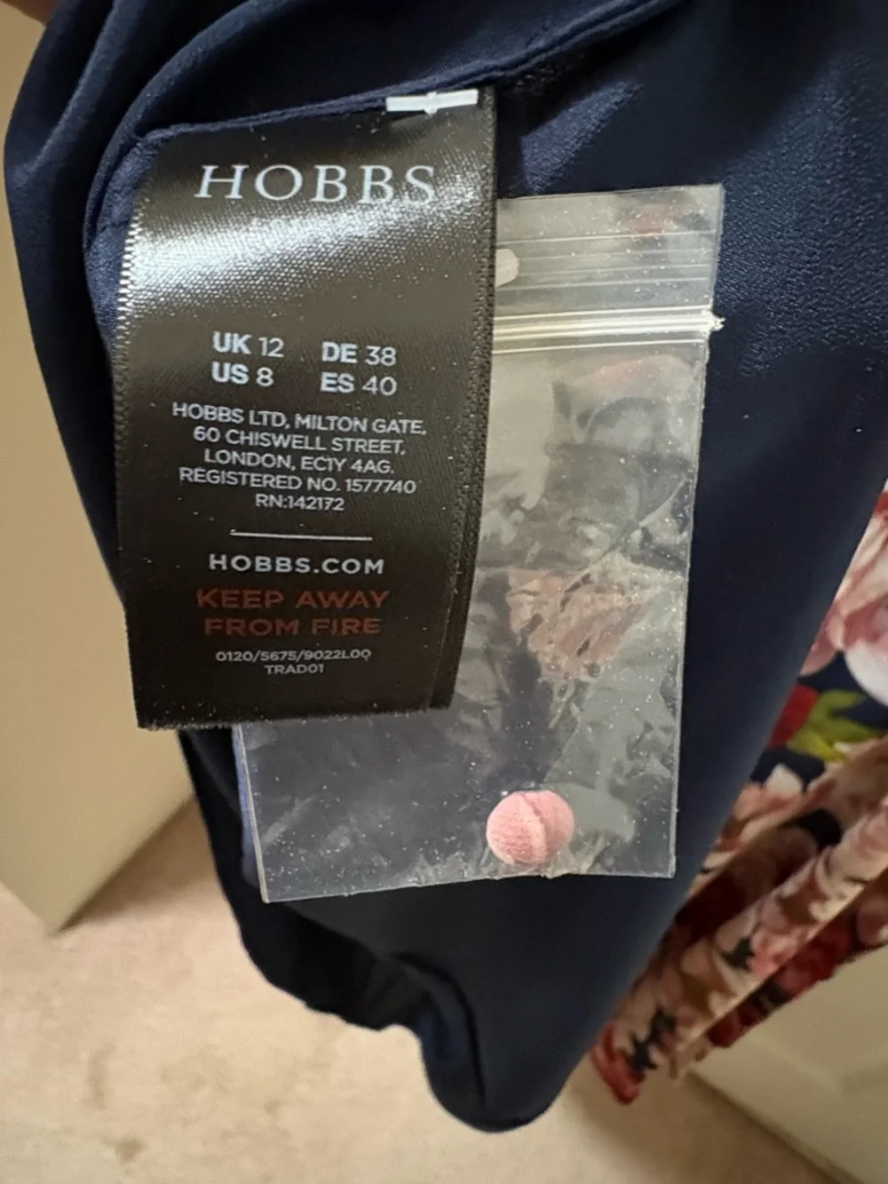 Hobbs London Carly Dress in Peony Pink Floral | Size US 8 / UK 12 – NWT - Picture 7 of 9